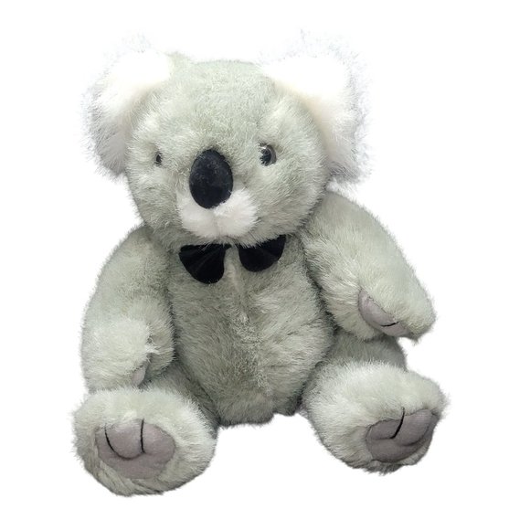Steven Smith Other - Steven Smith Koala Bear Sitting Gray Plush Stuffed Animal Toy 8 Inch gray black